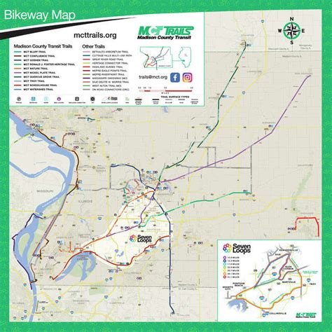 Edwardsville Bike Trails Map